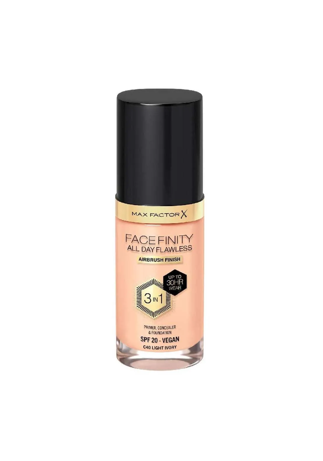 All Day Flawless Foundation - C40: Light Ivory