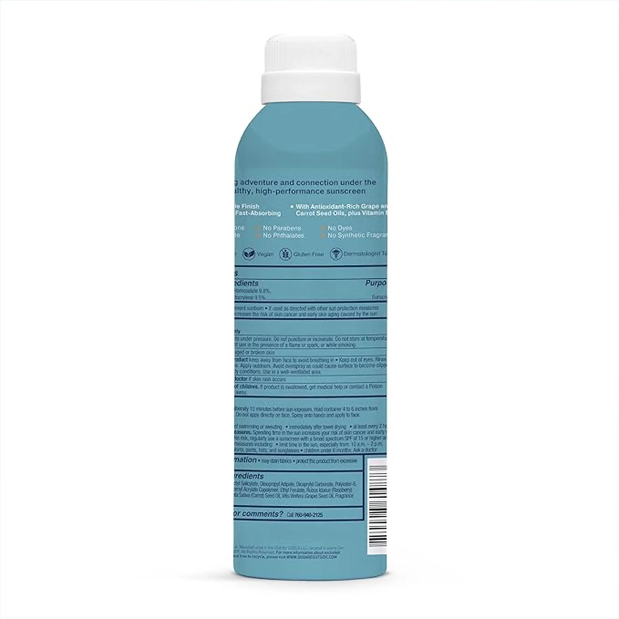Bare Republic ClearSpray SPF50 Sunscreen- 5 oz.