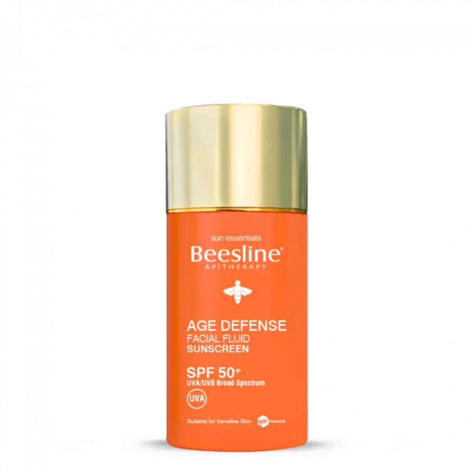 Beesline AGE DEFENSE FACIAL FLUID SUNSCREEN SPF 50 