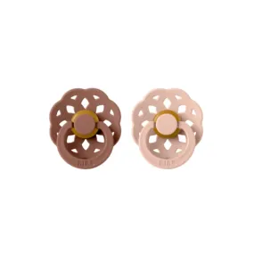 BIBS Dummies Boheme - Woodchuck/Blush 2PK