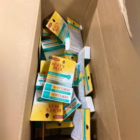 Burt's Bees Medicated Moisturizing Lip Balm 2 Pack (50 Pcs Lot)