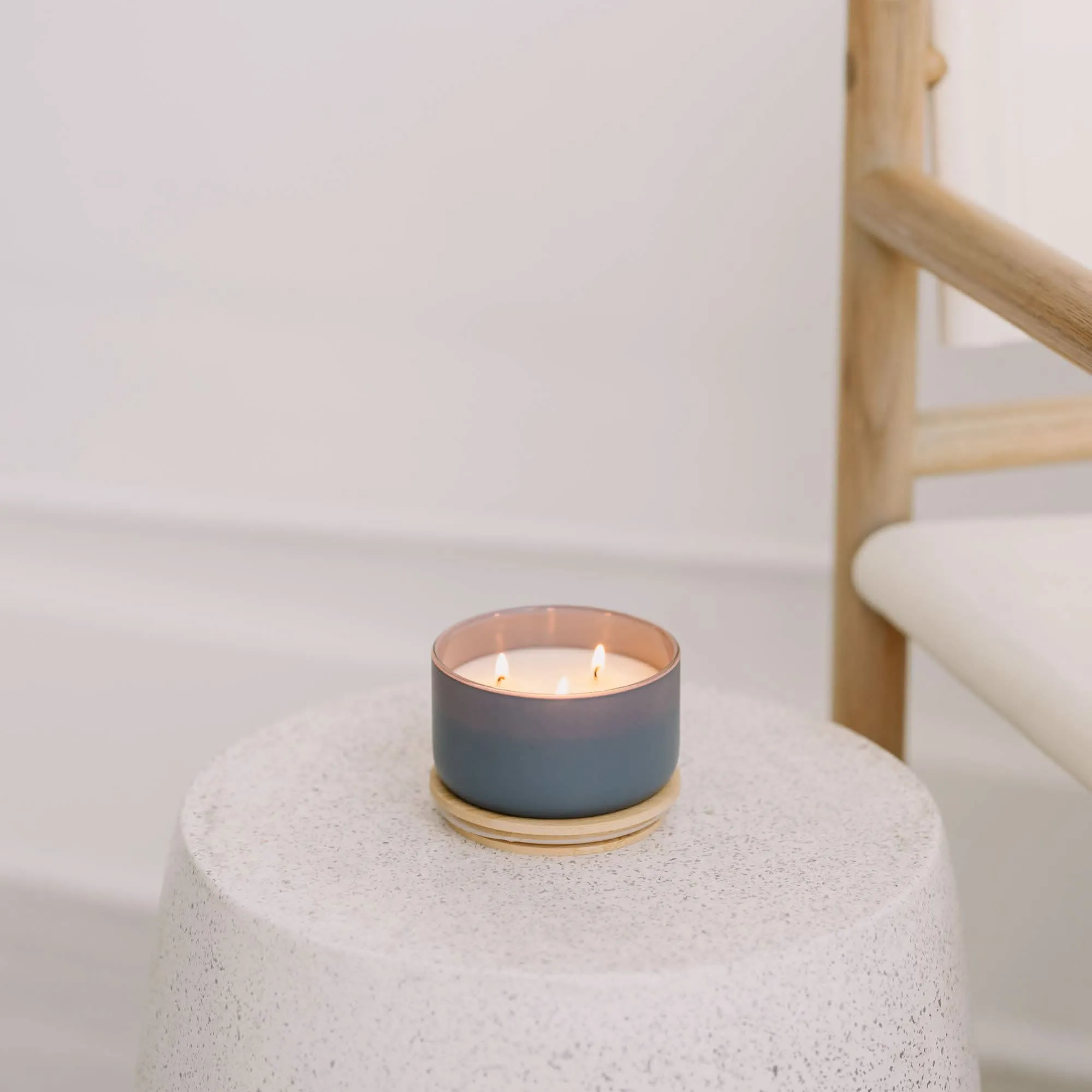 Charcoal   Sandalwood 3 Wick Soy Candle