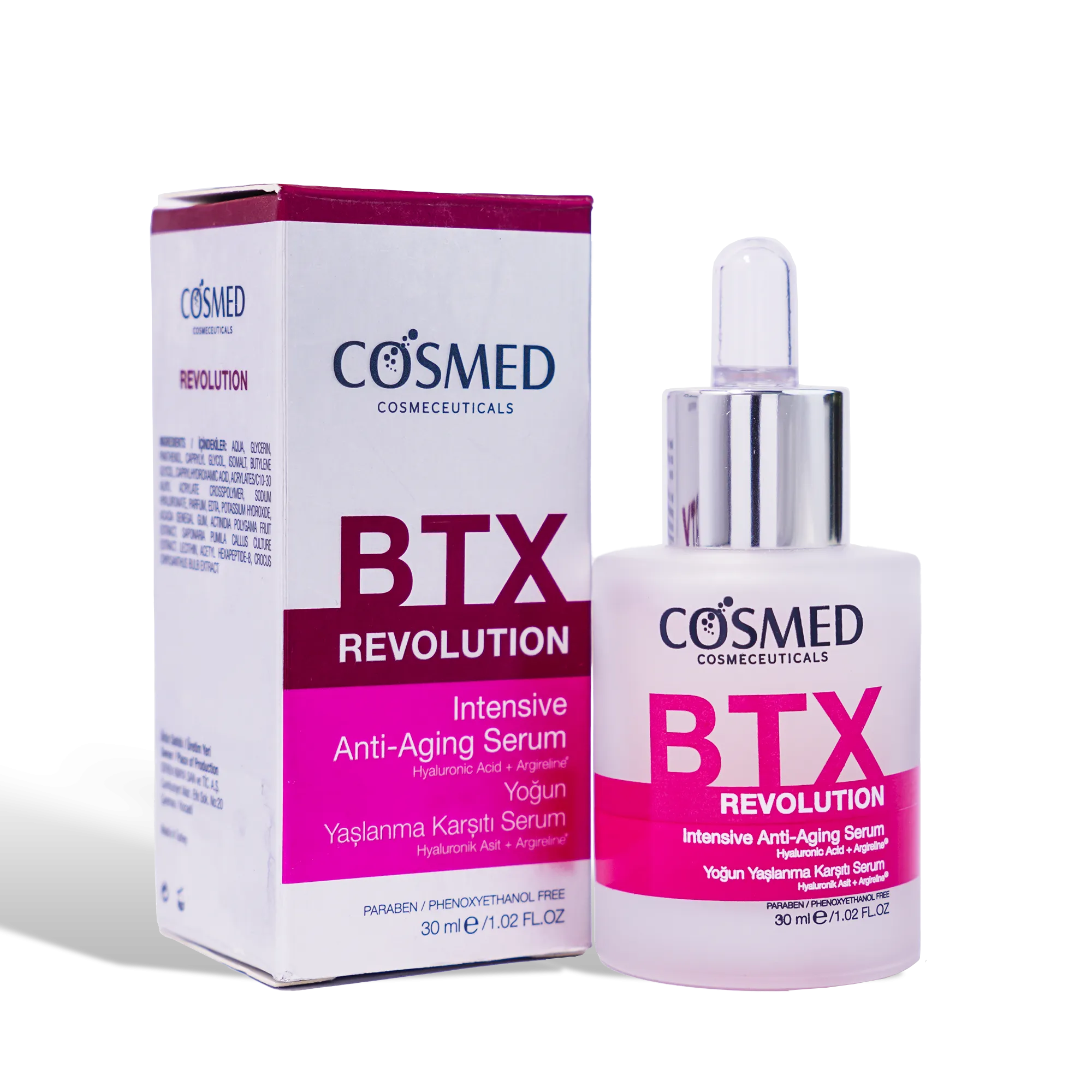 Cosmed’s BTX Revolution Intensive Anti Aging Serum