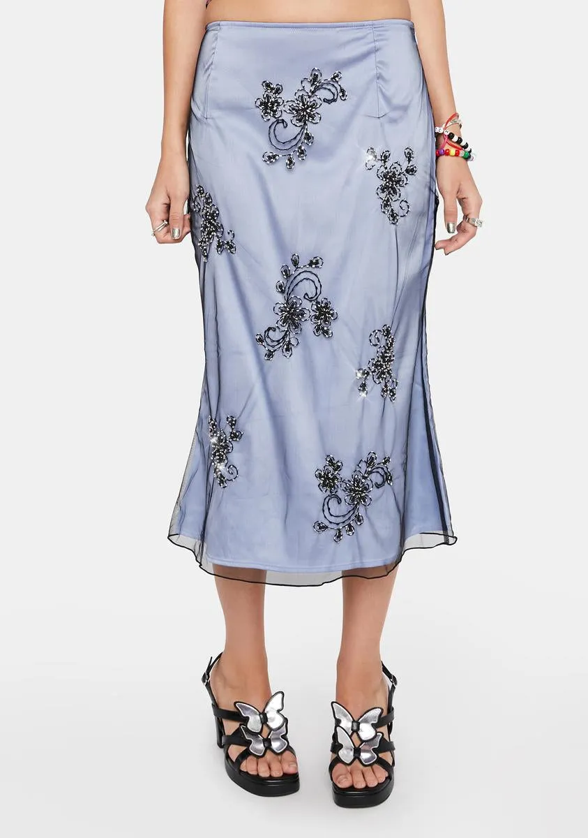 Curtain Call Midi Skirt