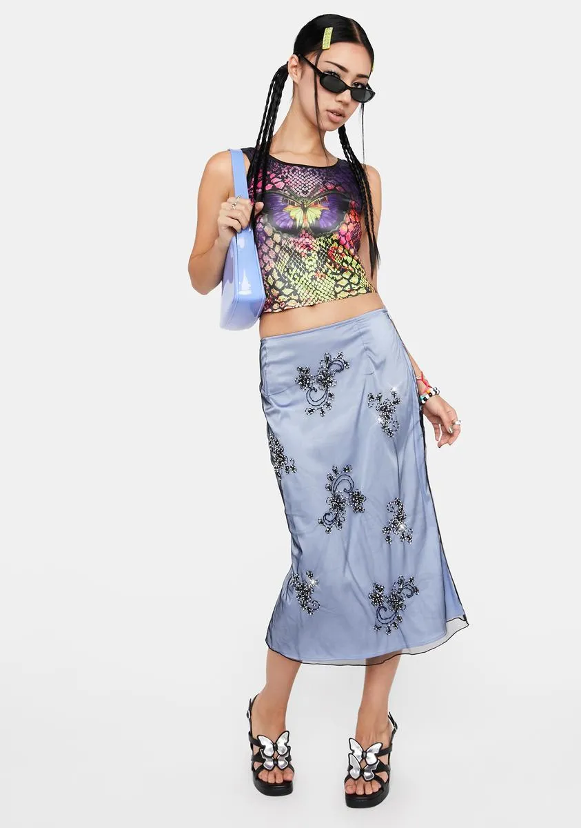 Curtain Call Midi Skirt