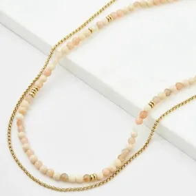 Della Necklace- Blush