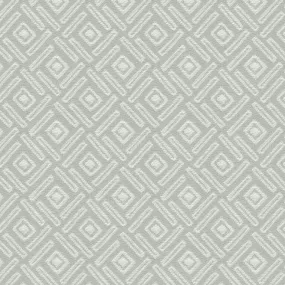 Elva Geometric Beige Grey Fabric