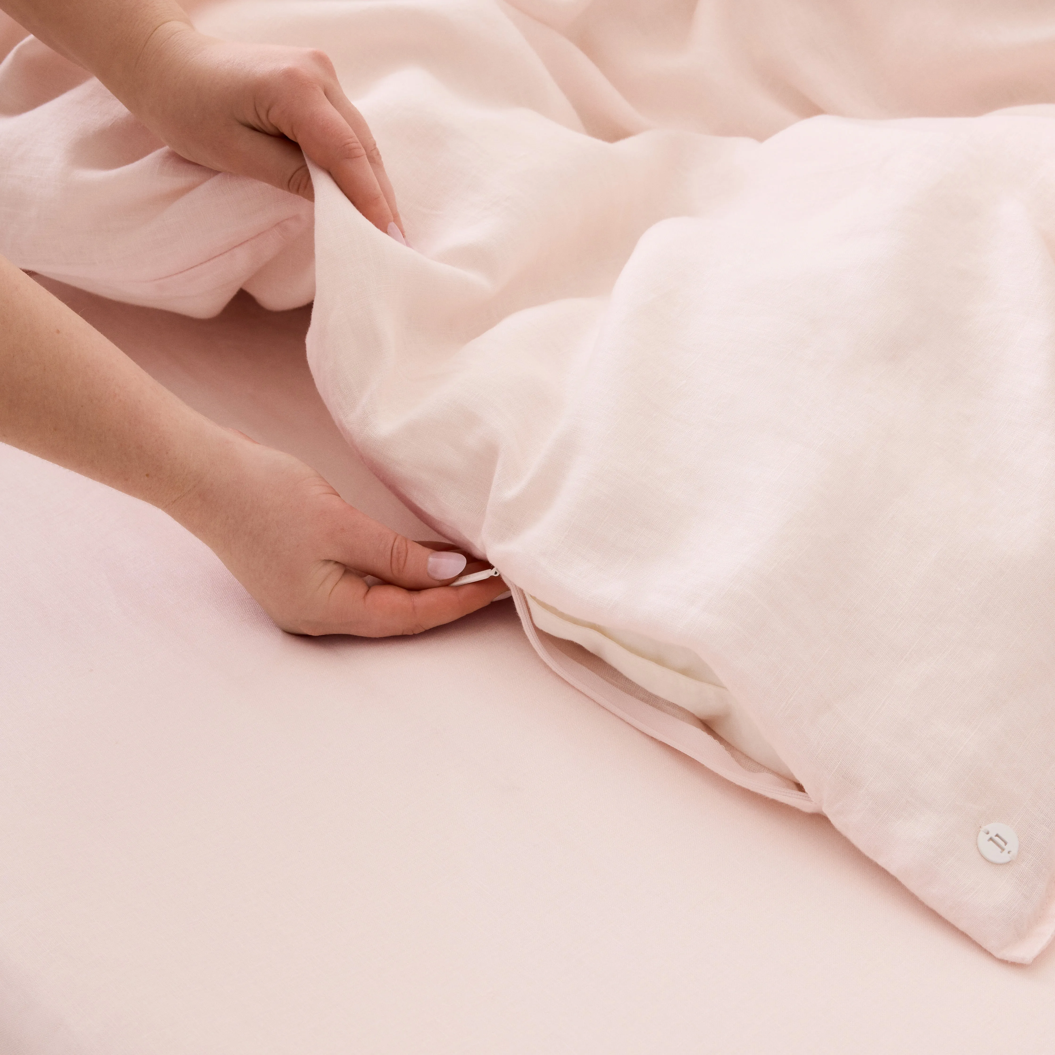 Eve Linen - Marshmallow Bedding