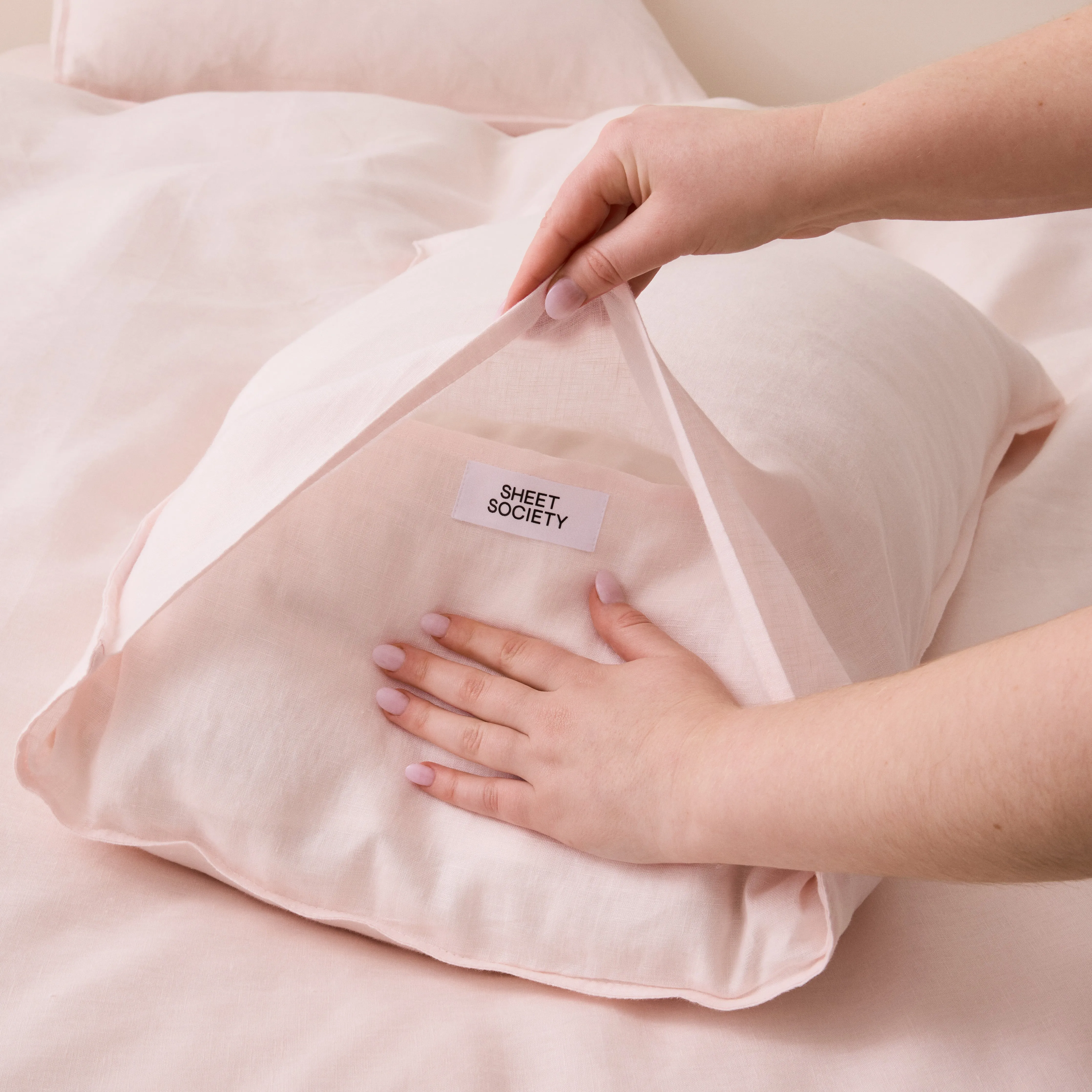 Eve Linen - Marshmallow Bedding
