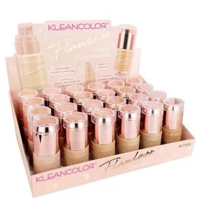 Flawless Liquid Foundation 6 Shades Assorted (24 units)