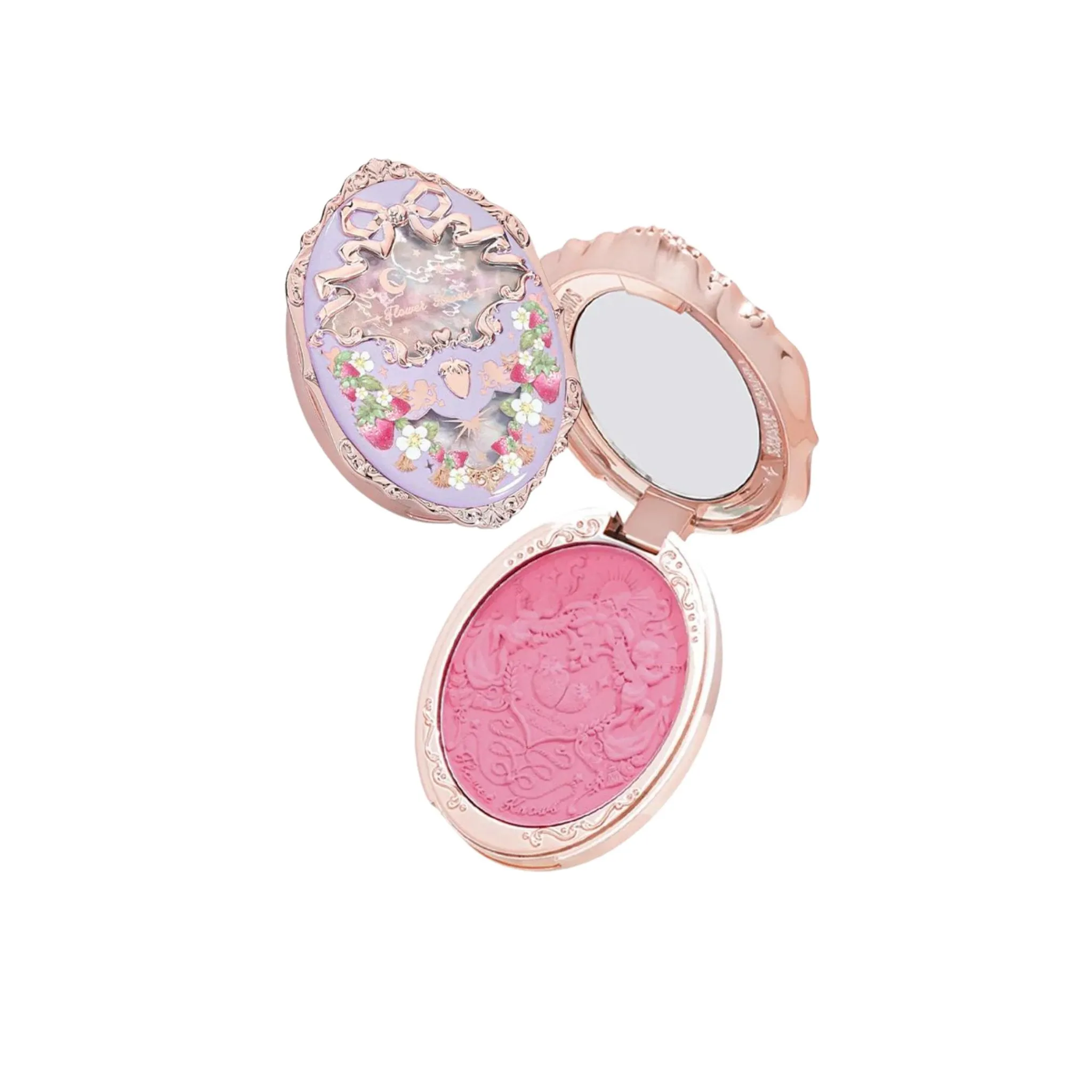 Flower Knows Violet Strawberry Rococo Embossed Blush ( 2 Shades )