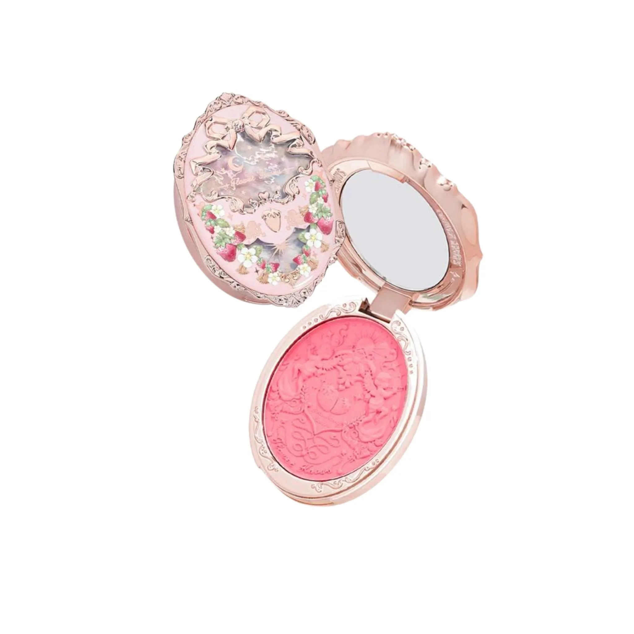 Flower Knows Violet Strawberry Rococo Embossed Blush ( 2 Shades )