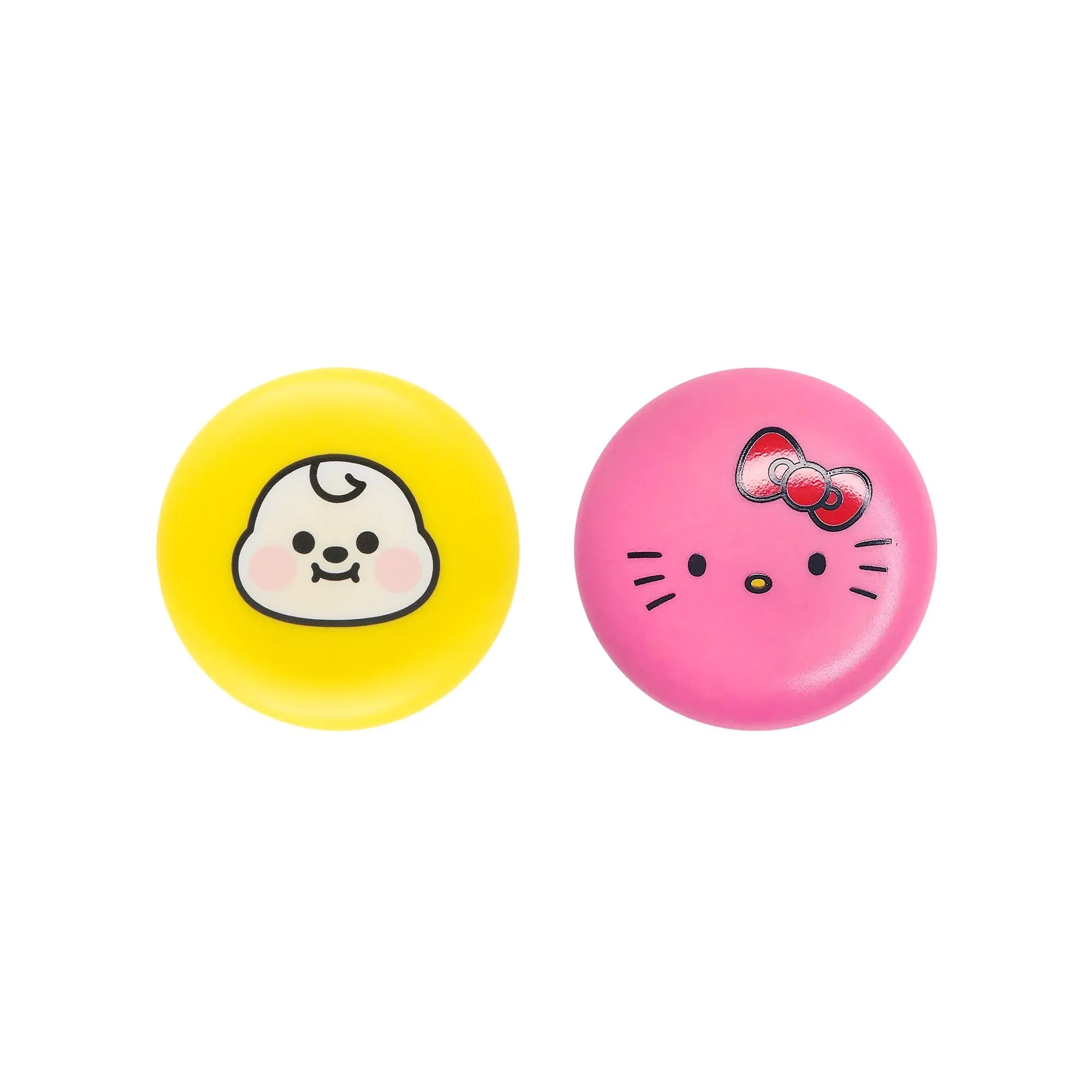 Hello Kitty & BT21 CHIMMY Moisturizing Macaron Lip Balm Duo