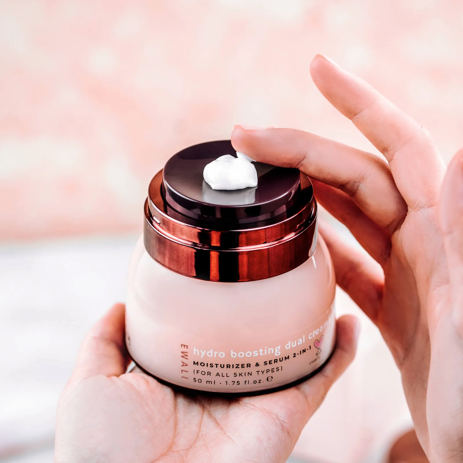 Hydro Boosting Dual Cream - Lightweight Face Cream with Serum Power