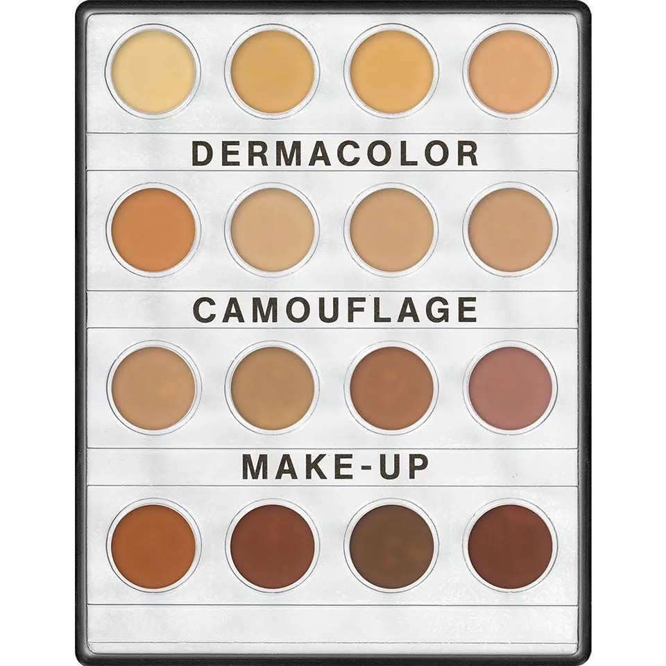 Kryolan Dermacolor Camouflage Creme Mini Palette 16 Colors