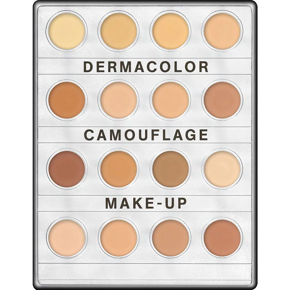 Kryolan Dermacolor Camouflage Creme Mini Palette 16 Colors