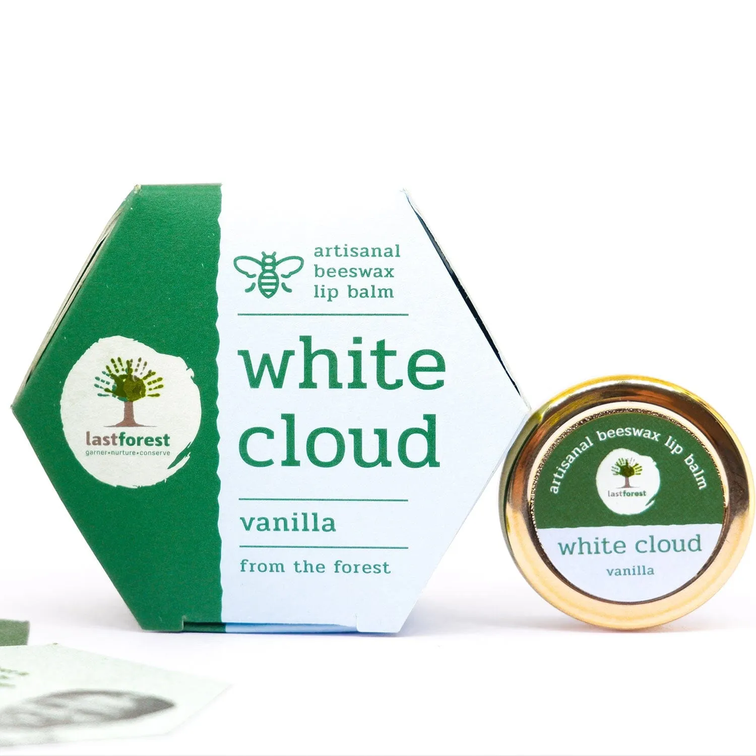 Last Forest Artisanal, Handmade Beeswax Lip Balm Vanilla