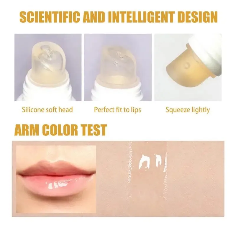 Lip Plumper Moisturizing Argan Oil Lip Plumper Gloss Lips Augmentation Collagen Activelastic Lip Eelhoe