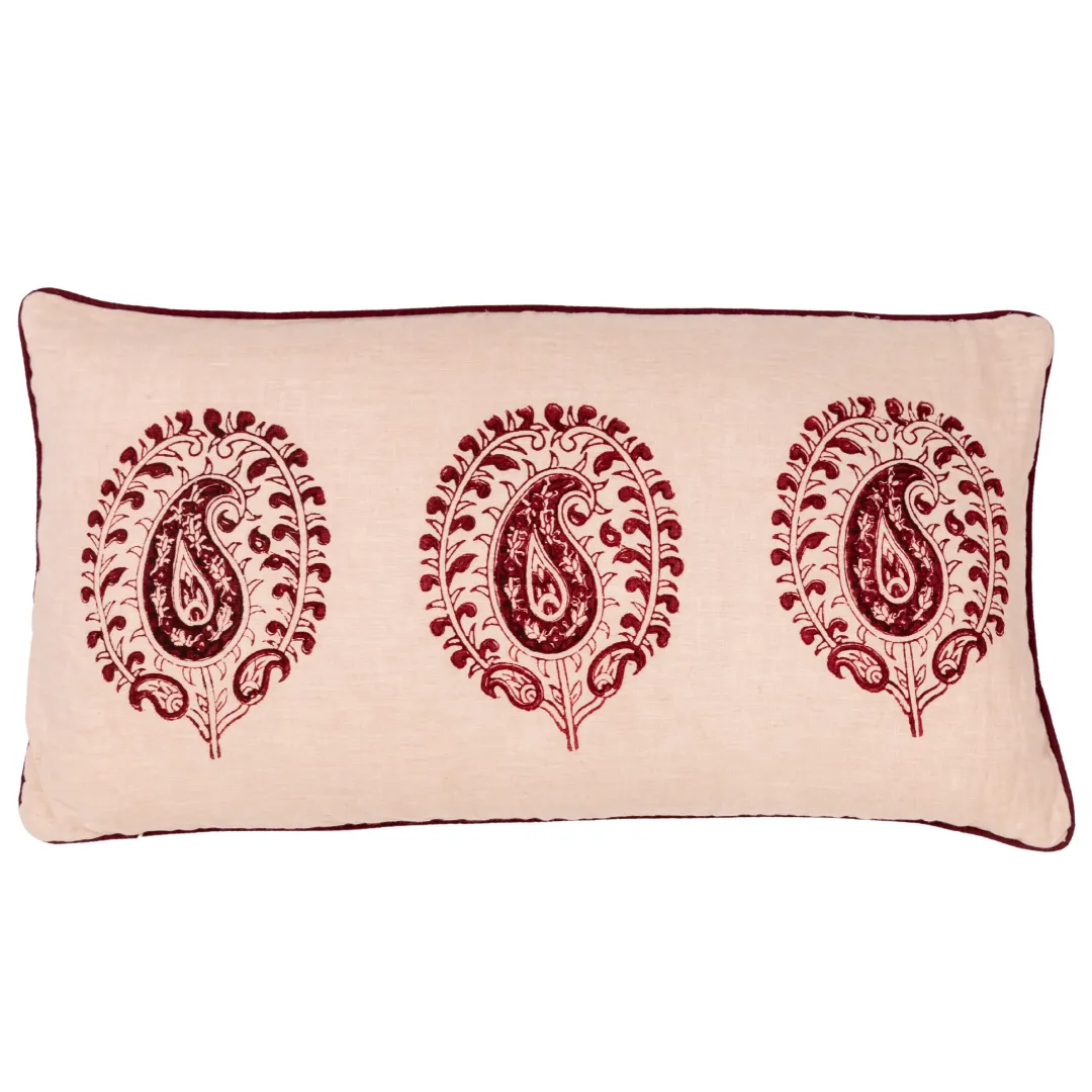 Mehr Plum Lumbar Pillow Cover
