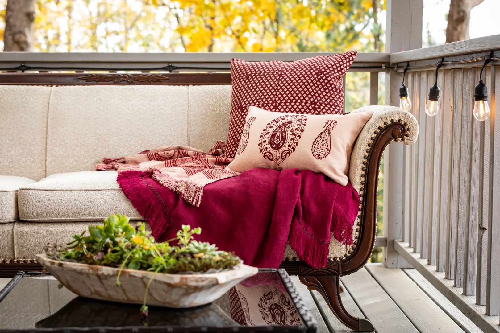 Mehr Plum Lumbar Pillow Cover