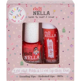 Miss Nella Lip Gloss Fairy Kiss   Nail Polish Croco-Dazzle