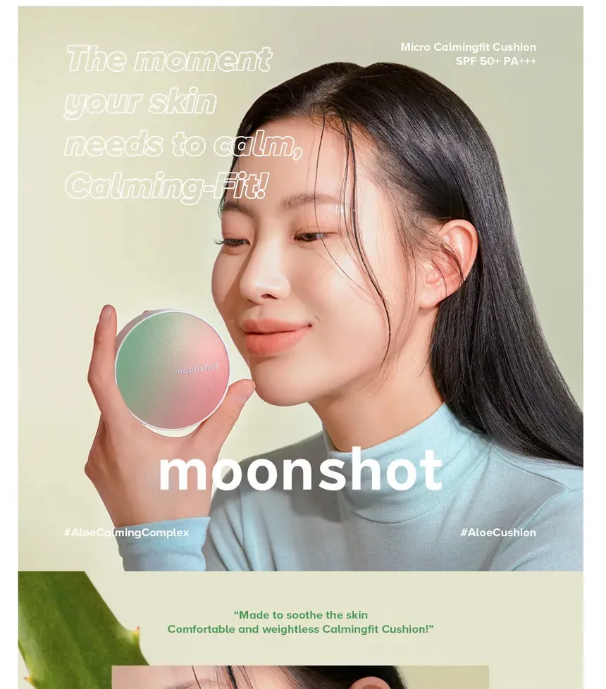 Moonshot Micro Calmingfit Cushion SPF50  PA*** 15g 301 Honey