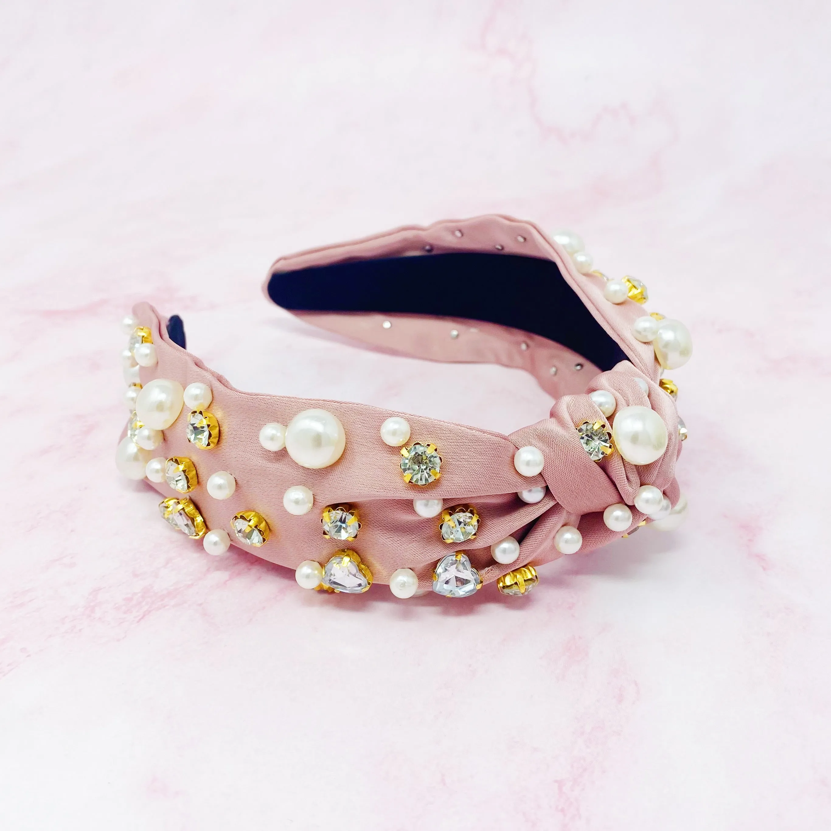 My Winslet Jeweled Satin Headband