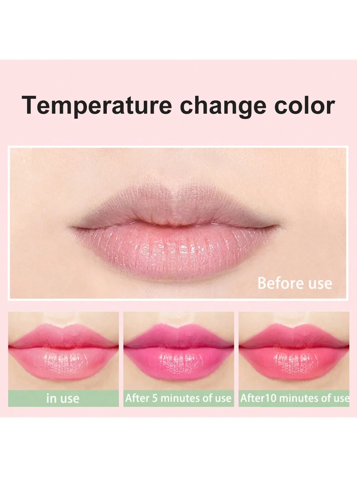 Natural Moisturizing Aloe Lipstick - Color Changing Lip Gloss, Nourishing Lips, For Men And Women's Daily Lip Care