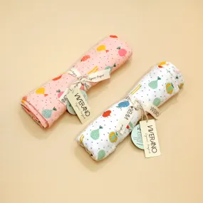 Organic Swaddle Blanket - Veggie Salad