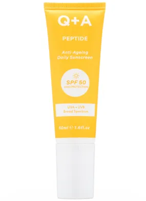 Q A Peptide SPF50 Anti-Ageing Facial Sunscreen