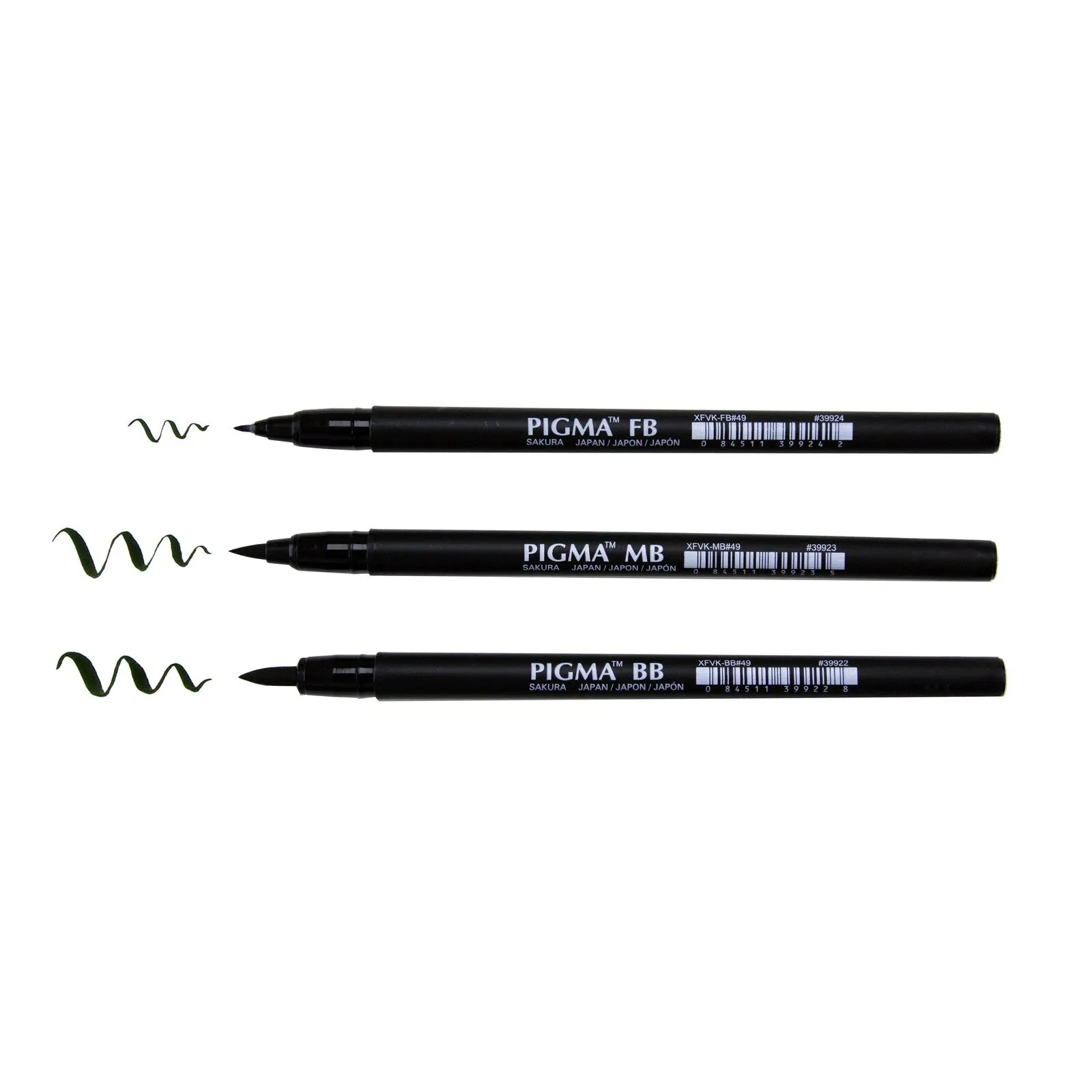 SAKURA Pigma® Professional Brush (FB/MB/BB)