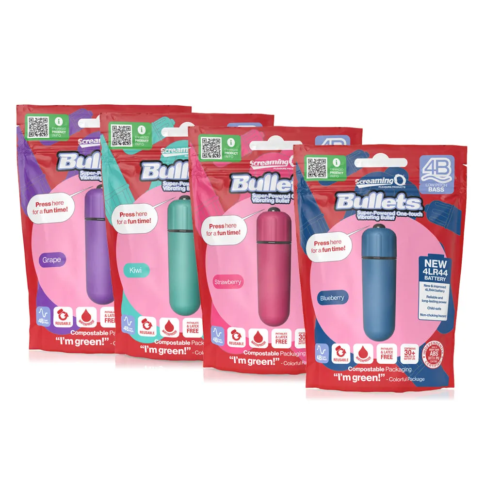 Screaming O 4B Deep Bass Super-Powered Vibrating Bullet