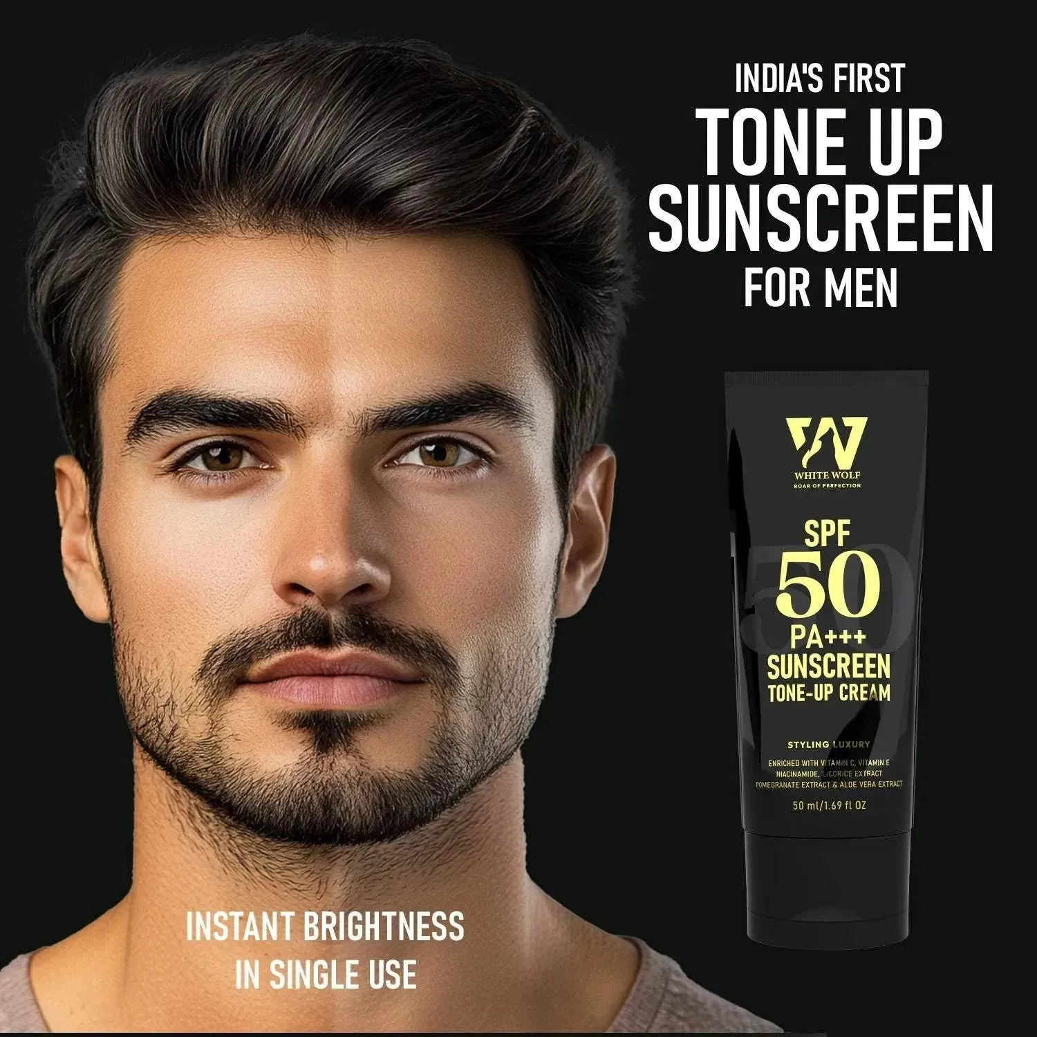 Sunscreen SPF 50 PA    Tone Up Cream