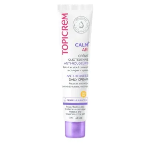 Topicrem Calm  AR Anti-Redness Daily Cream With SPF 50  For Reactive & Cuperose-Prone Skin 40ml