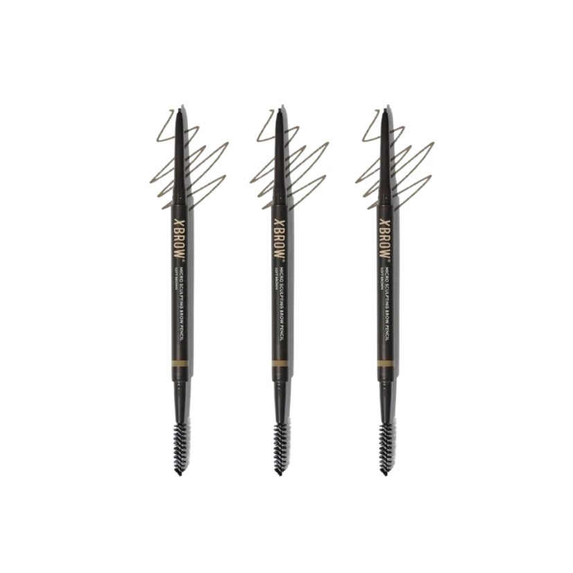 XLASH - Xbrow Micro Sculpting Brow Pencil - Soft Brown (Wholesale 3 Pack, RRP $32.95 Each)