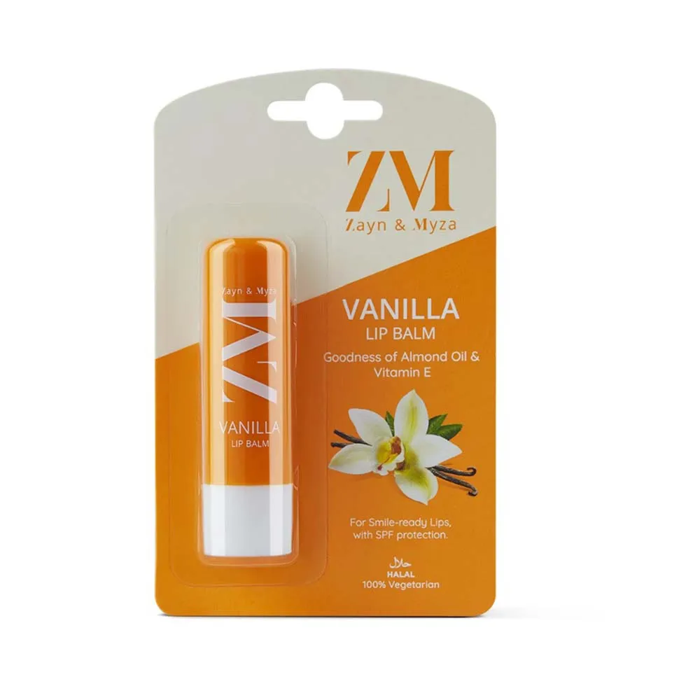 Zayn & Myza Moisturizing Lip Balms Vanilla & Cherry - Pack of 02
