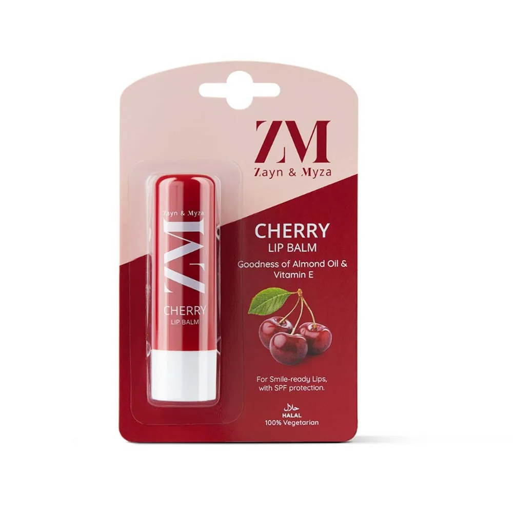 Zayn & Myza Moisturizing Lip Balms Vanilla & Cherry - Pack of 02