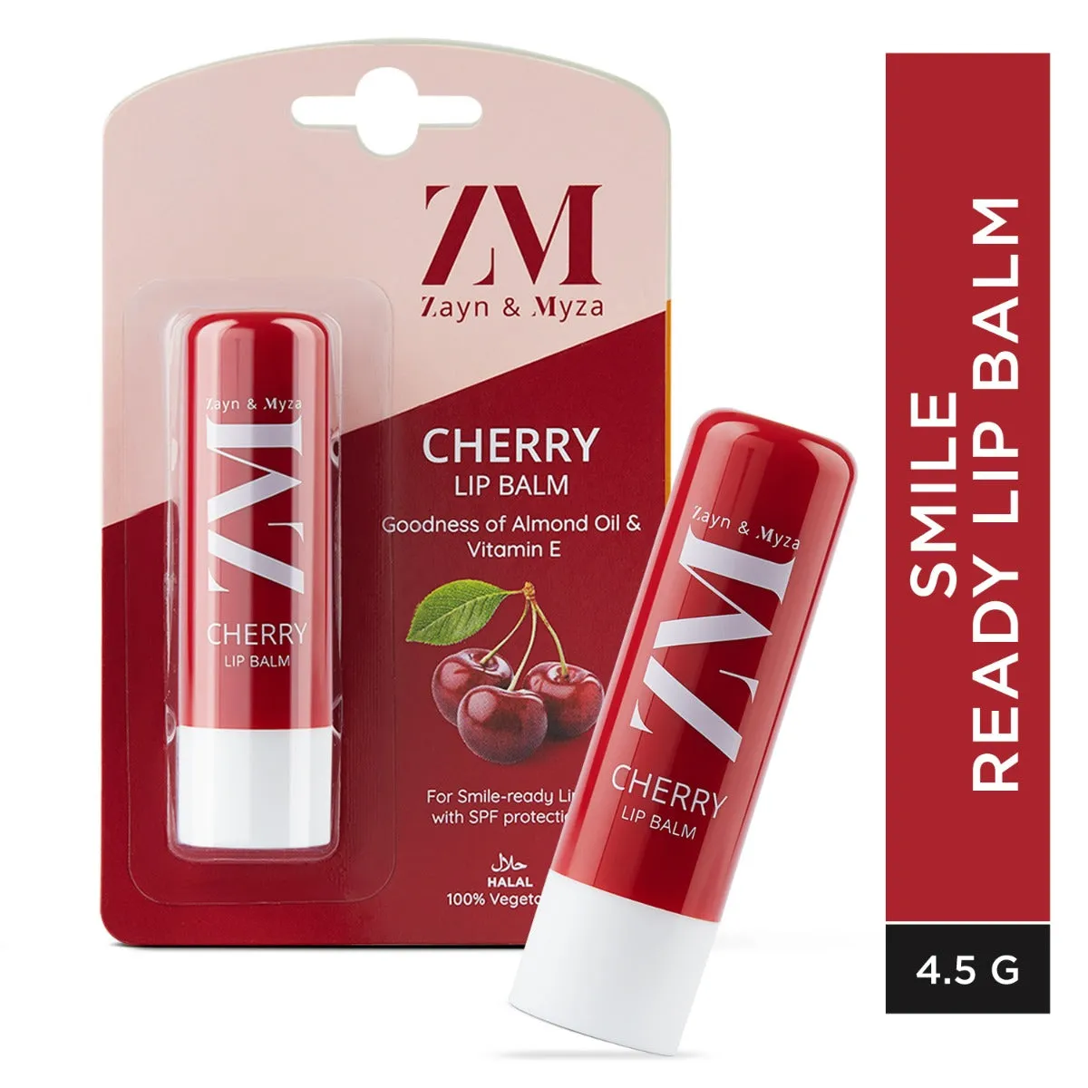 Zayn & Myza Moisturizing Lip Balms Vanilla & Cherry - Pack of 02